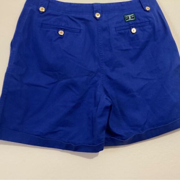 Lauren Ralph Lauren Cuffed Blue Short Size 14 Cotton 100% - Picture 2 of 6